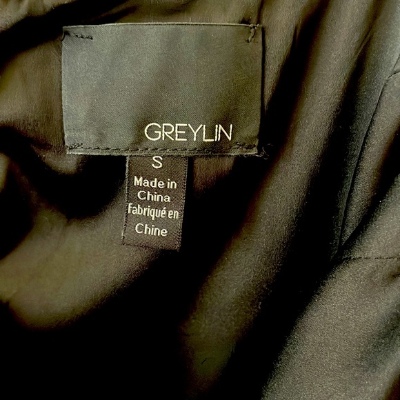 Greylin for Anthropologie black strapless jumpsuit with pockets Size S - Picture 7 of 12